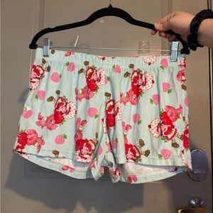 Cute Strawberry Shortcake and CareBears Print Shorts
